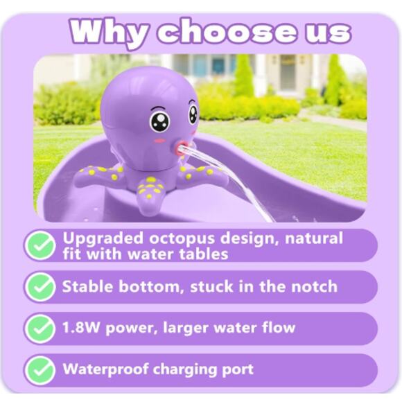 Water Table Pump, Octopus Battery Powered Water Pump for Water Table - Picture 4 of 6